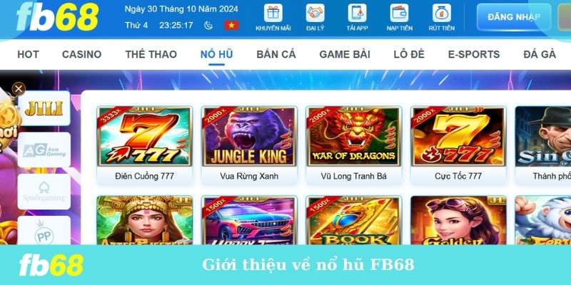 Giới thiệu về nổ hũ FB68